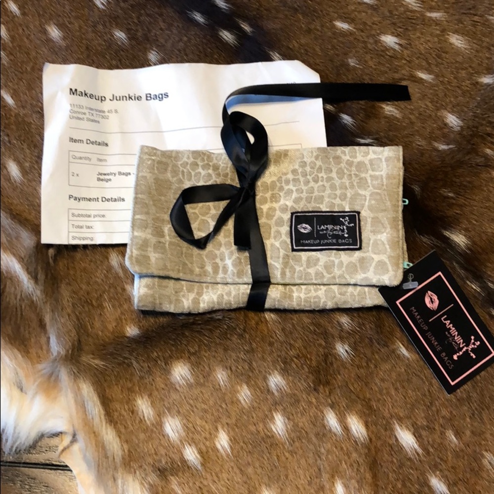 Laminin by Missy Robertson and Makeup Junkie Bags